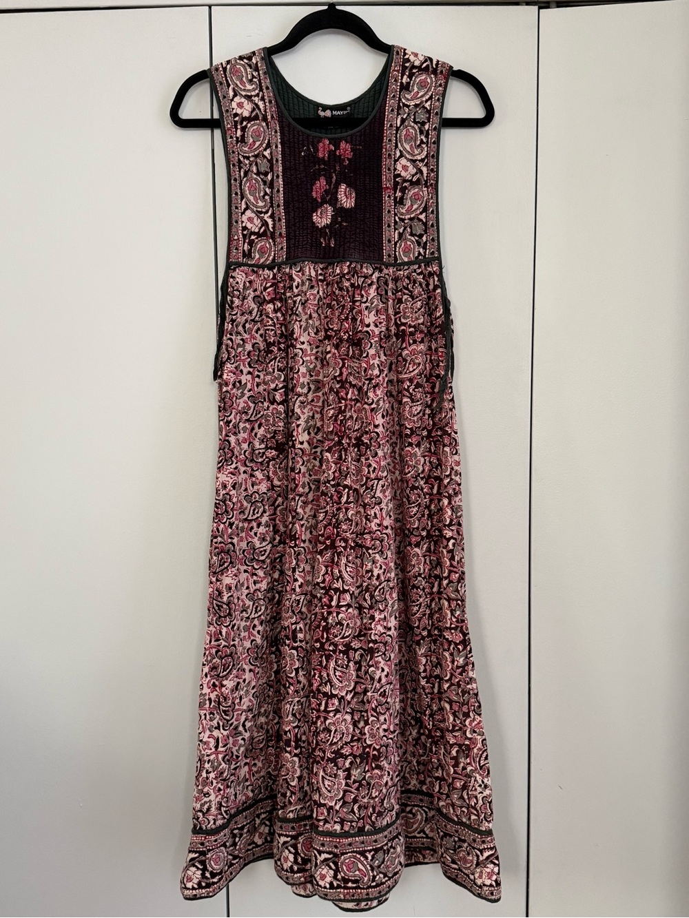 Vintage 70’s MAYUR India Cotton Festival Dress Size S